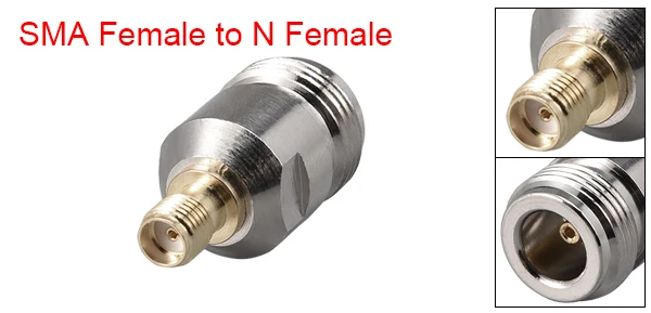 SMA Female to N Female Adapter Brass Coaxial Cable RF Connector 1pcs (2)