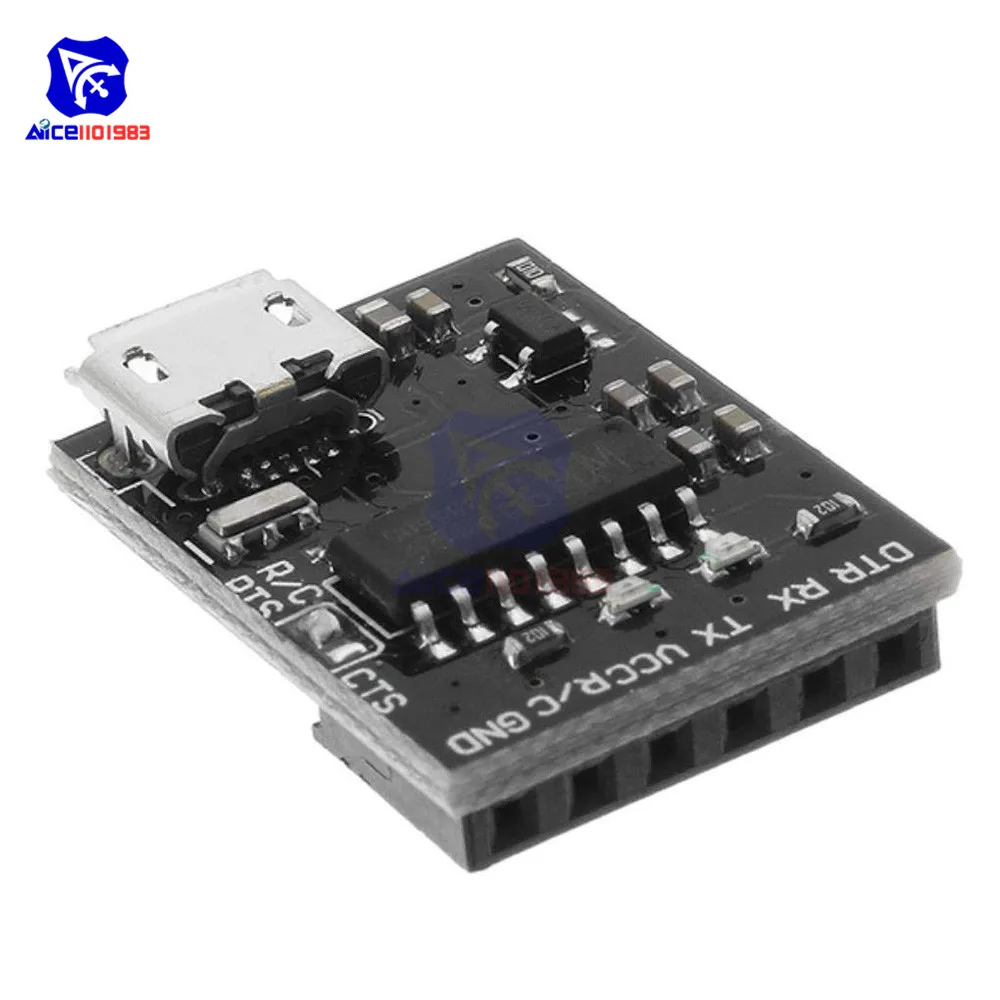 Прерыватель WeMos CH340G с Micro USB на Последовательный модуль 5 В/3 3 В для Arduino Downloader Pro
