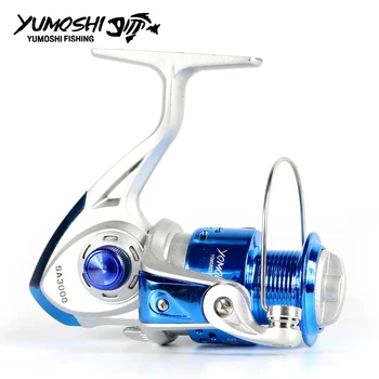 

Yumoshi Fishing Reel Carp Spinning Reel Carbon Front 1000-7000 series pesca 5.5:1 12BB Spool Sea Boat Reel
