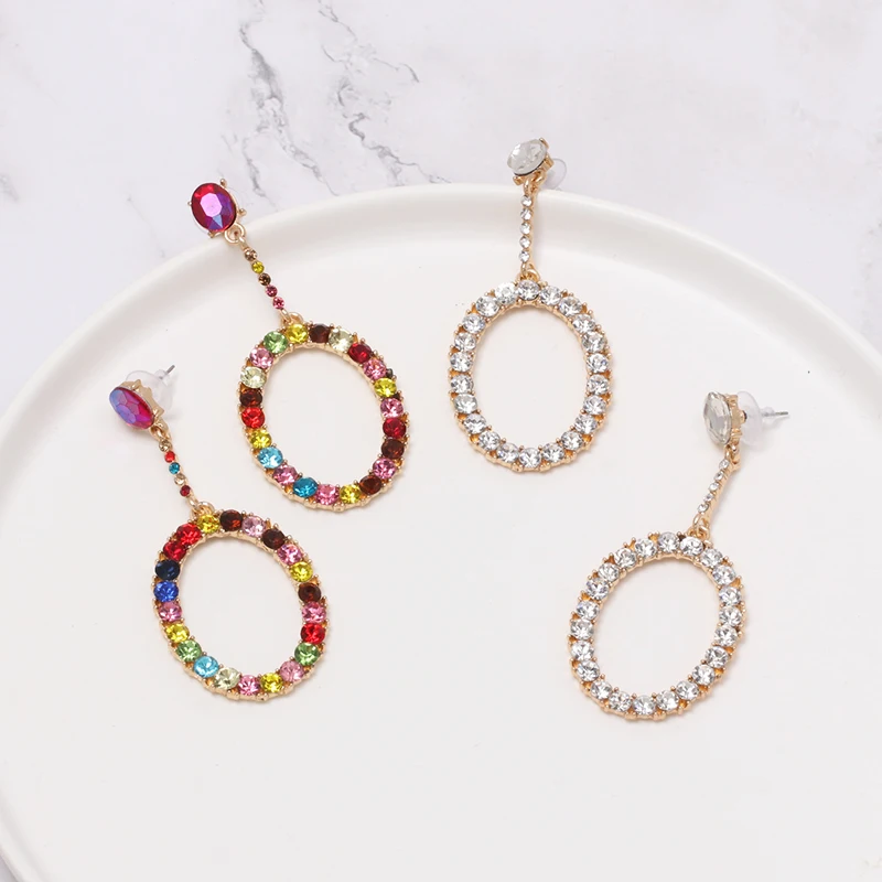 

JUJIA 2019 New Drop Earrings for Women Pendant crystal Earrings Women Jewelry Party Wholesale