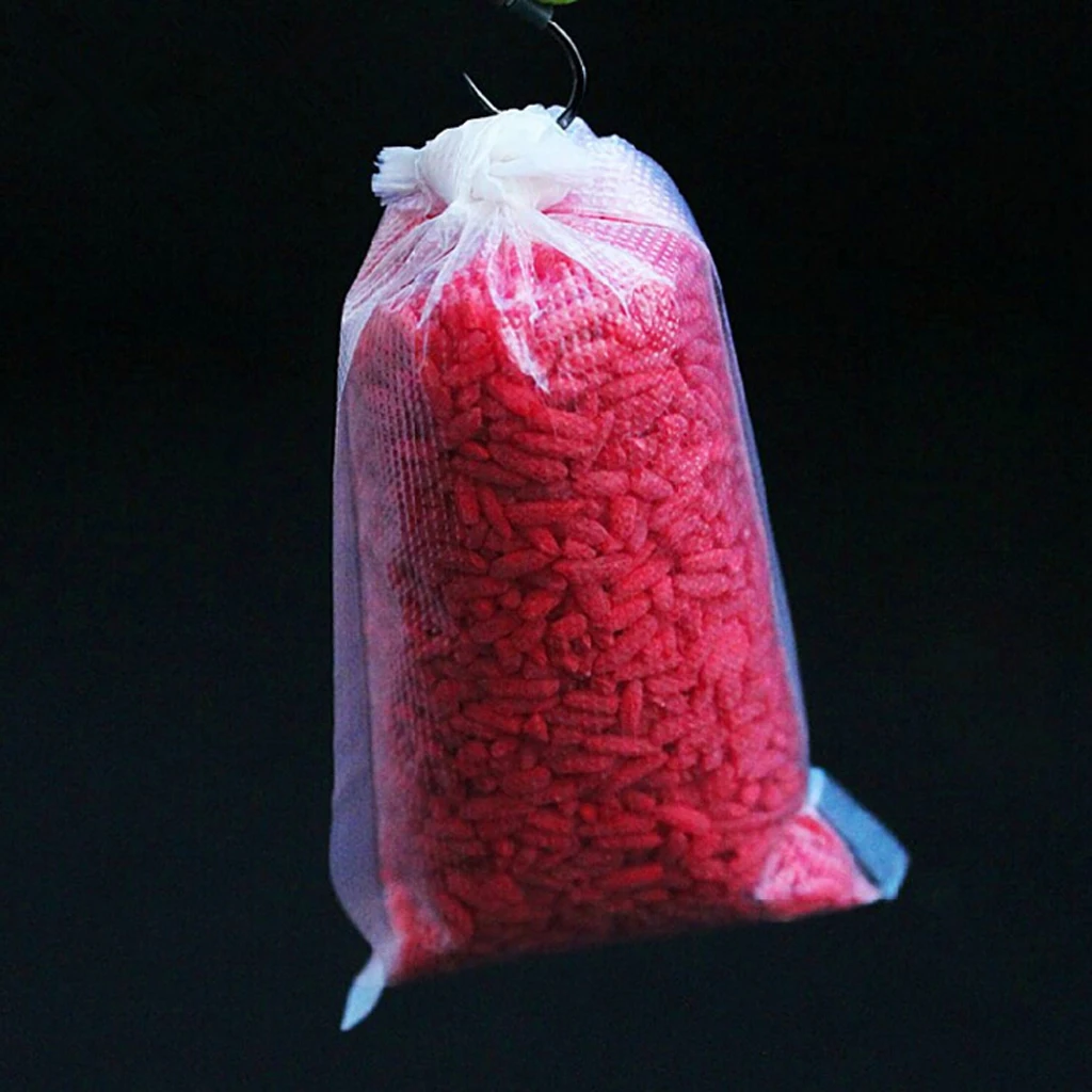 60x120mm Fishing Bait Non Residue Fast Dissolving Tackle PVA Bags Pack of 50 Fishing Tools Accessories