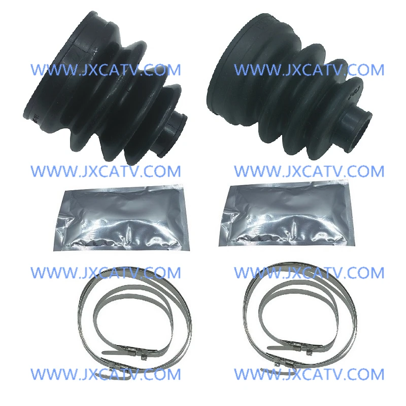 Complete Front Inner /& Outer CV Boot Repair Kit Yamaha YFM700 Grizzly EPS 2008