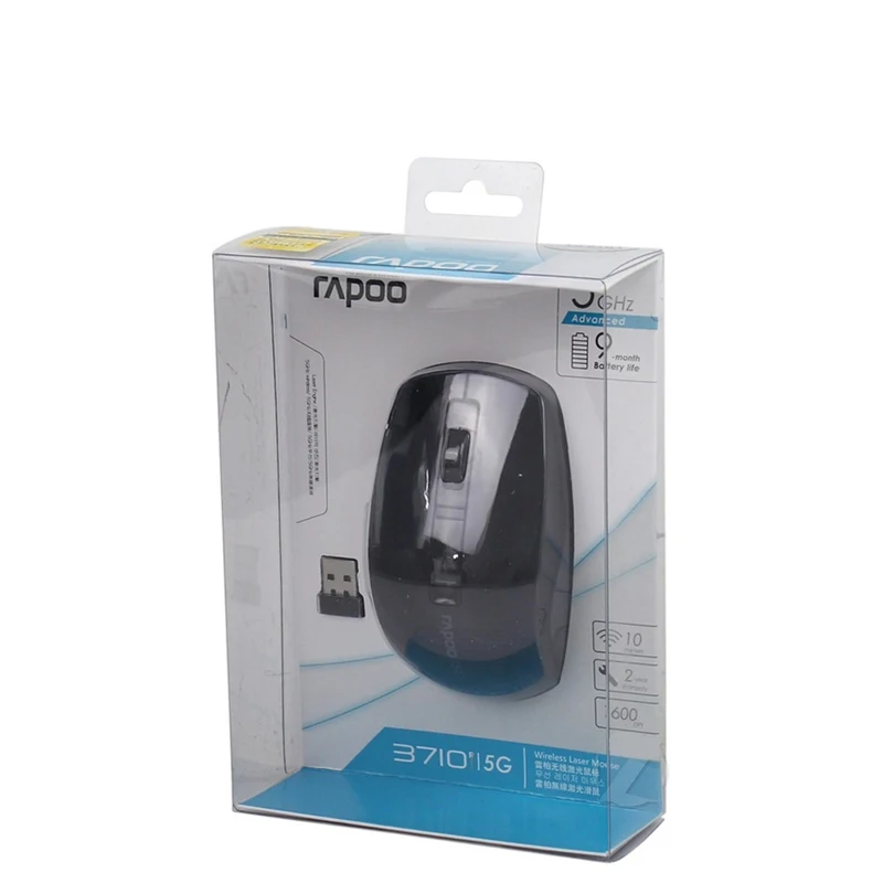 Оригинальный Rapoo 3710 P 5 8G Лазерная игровая мышь эргономичная беспроводная с 1600 dpi