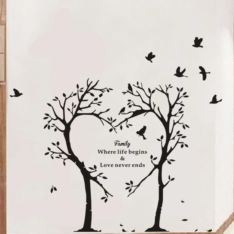 The Giving Tree Wall Stickers 60 70cm Creative Pvc Wall Art Bedroom Home Decorations Wall Decals Mural Art Home Decor Decorative Door Stickers Sticker Foilsticker City Aliexpress