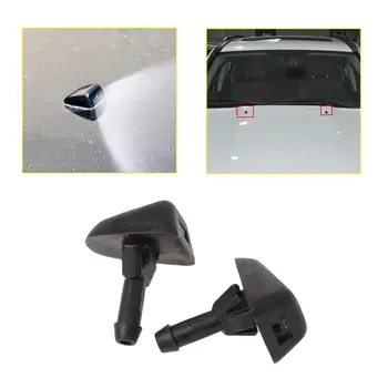 

2Pcs Windscreen Washer Wipers Parts Vehicle Fan Shaped Water Spray Windshield Wiper Jet Washer Nozzle For Volvo S40 S80 XC90 C70