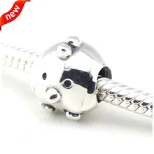 Подходит для Pandora Браслеты куриные Подвески серебряные бусины 925 пробы