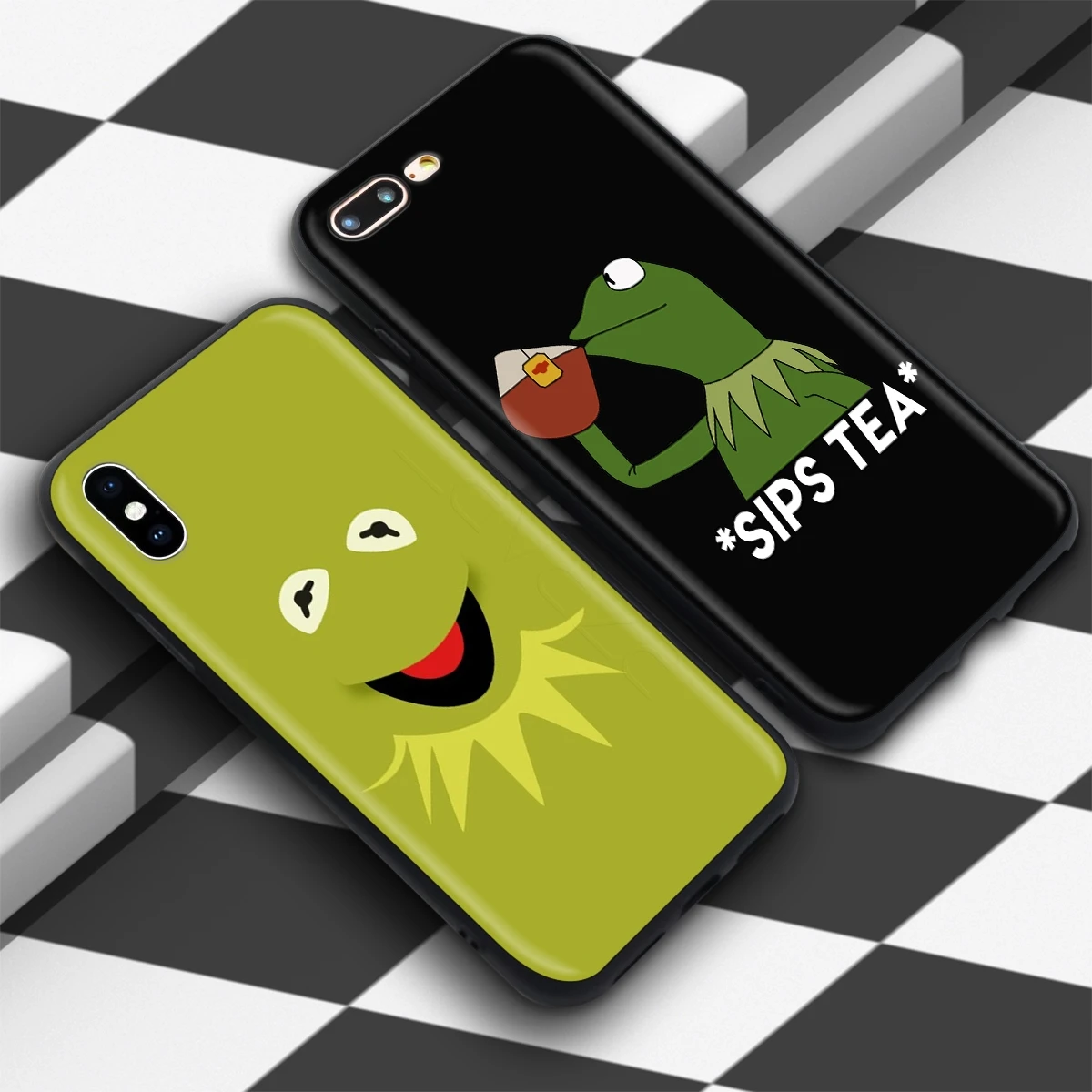 Забавный милый чехол Lavaza Kermit The Frog для iPhone 12 mini 11 Pro XS Max XR X 8 7 6 6S Plus 5 5s se|Бамперы| |