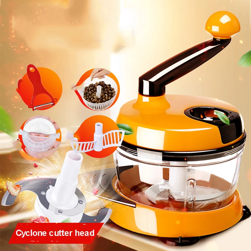 

Migecon Multi-function Kitchen Manual Food Processor Household Meat Grinder Vegetable Chopper Quick Shredder