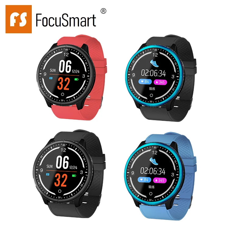 

Focusmart 2019 New P69 Smart Watch Multilingual Word Library Real-time Heart Rate Measurement Intelligent Reminder Smart Watch