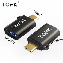 TOPK USB C Adapter OTG Cable Type C to USB Converter for USB C to USB 3.0 OTG Type-C Adapter for MacBook Samsung XiaoMi USBC OTG цена TOPK USB C Adapter OTG Cable Type C to USB Converter for USB C to USB 3.0 OTG Type-C Adapter for MacBook Samsung XiaoMi USBC OTG цены онлайн