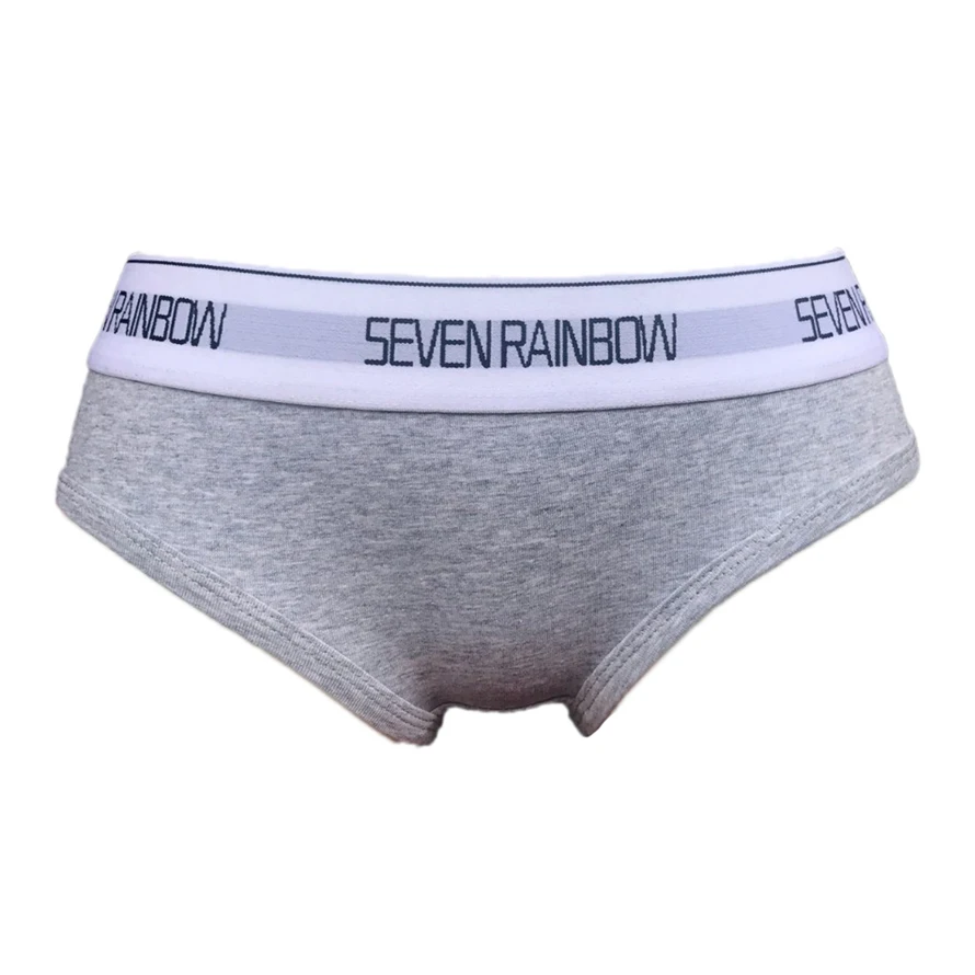 SEVENRAINBOW, 1 шт., стиль, женское хлопковое нижнее белье, трусики, сексуальное нижнее белье, эротическое белье, белый пояс, 11 цветов - Цвет: As shown
