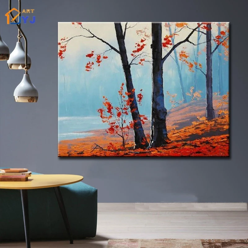 Quality Hand Painted Modern Abstract Oil Painting on Canvas Wall Art