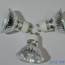 1 шт. галогенная лампа GU10 50 Вт LED лампа высокой яркости 2800 K, и он имеет высокую эффективность теплый белый свет дома светильник лампы светильник ing AC220-240V