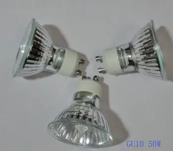 

1pcs Halogen Bulb GU10 50W Lamp Bulb High Bright 2800K High Efficiency Warm White Home Light Bulbs Lighting AC220-240V