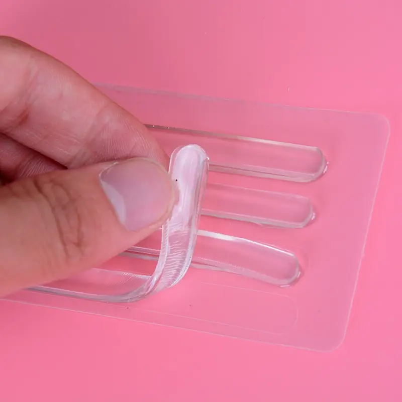 

Shoe Heel Inserts Silicone Gel Pads Chic Cushion Liner Grips Foot Care Hot Sale 4 Pcs