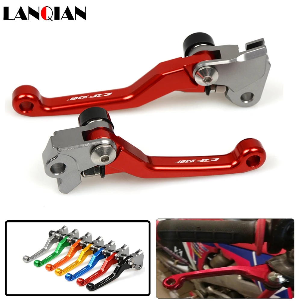 

LOGO CRF230F Motorbike Dirt bike Pivot brake clutch lever For HONDA CRF230F 2003-2009 CRF 230F CR F230F C RF230F CRF230 F