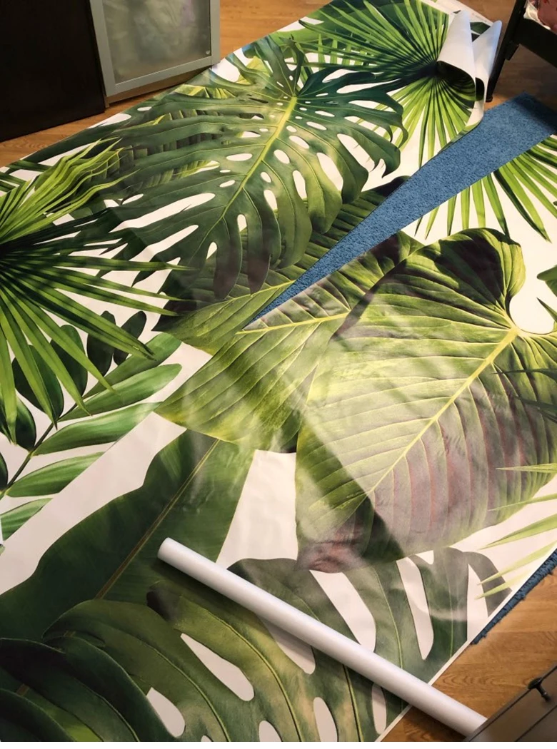 Пользовательские 3D Настенные обои Юго-Восточной Азии тропический лес банан лист фото фон настенные фрески нетканые обои современные