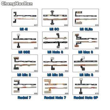

ChengHaoRan Volume Button Power Switch On Off Flex Cable For Xiaomi Mi 4i 5C 8 Lite 8SE Note 3 Mix 2 2S 3 For Redmi Note 7 6Plus