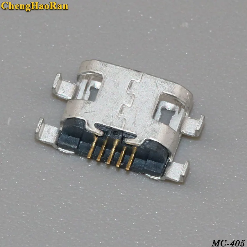 ChengHaoRan 50 шт. Миниатюрный разъем micro USB для Xiaomi Redmi 3 2A 3S Note зарядный порт док-станция