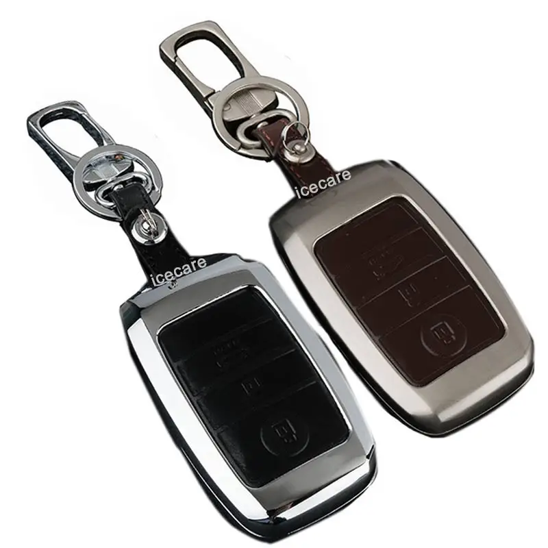 Icecare Zinc alloy Leather Car Key Cover Case For Kia Ceed Sportage