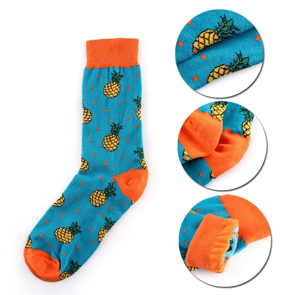 Hot-Unisex-Happy-Socks-Art-Abstraction-Creative-Pattern-original-sock-Fruit-Pineapple-Fashion-Women-Funny-sock (1)