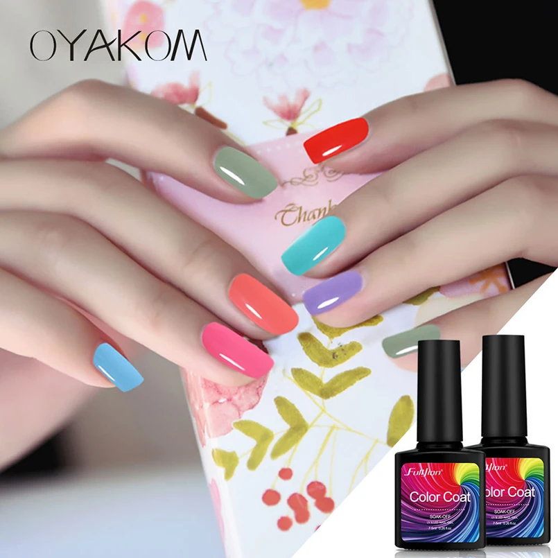 Конфеты обнаженной Цвет 7 5 мл гель лак для ногтей Лаки DIY Nail Art Дизайн выдерживает