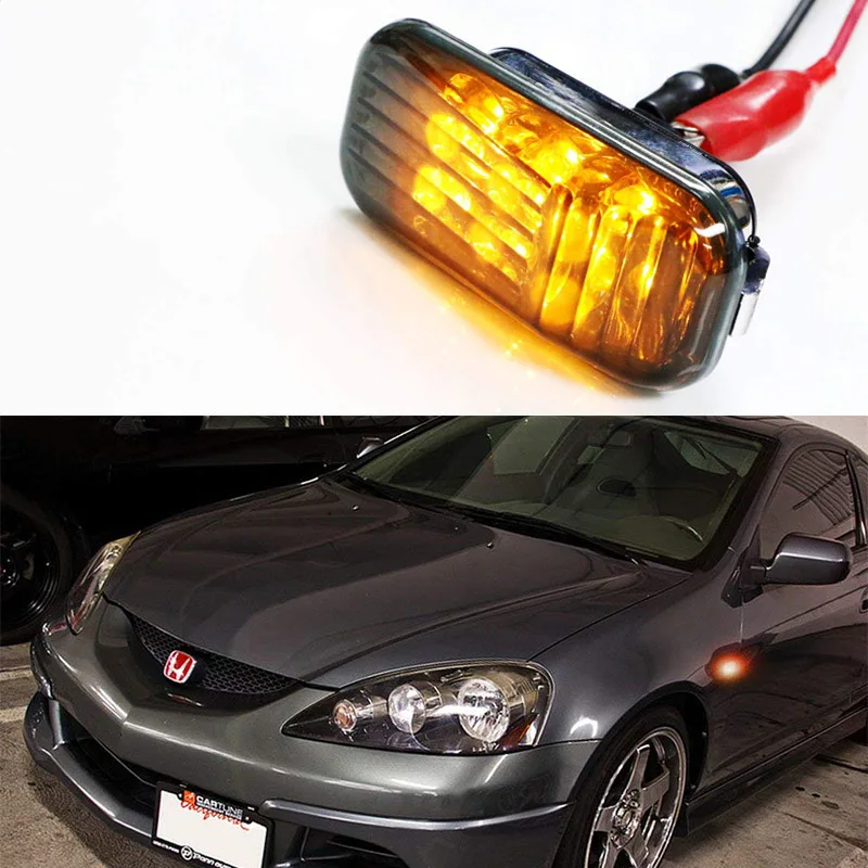 Желтая желтая осветительная лампа для Honda Accord Civic Acura Integra RSX светодиодные