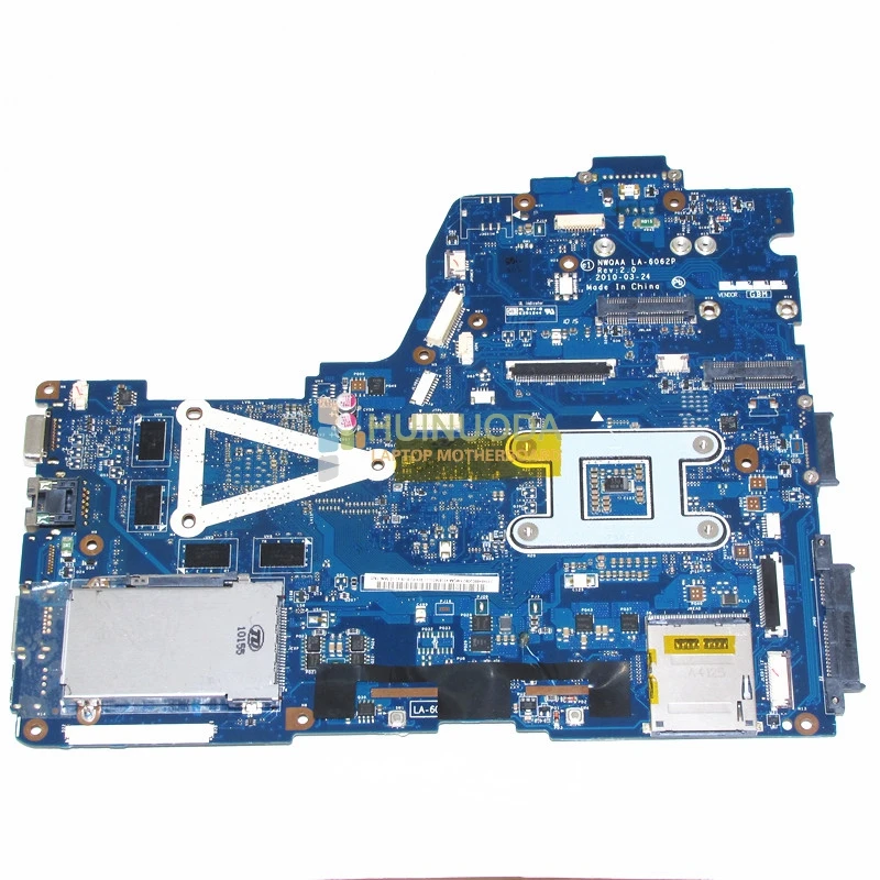 Nwqaa LA-6062P rev 2.0 ميجابايت K000104390 لتوشيبا a660 a665 laptop motherboard غيفورسي GT330M