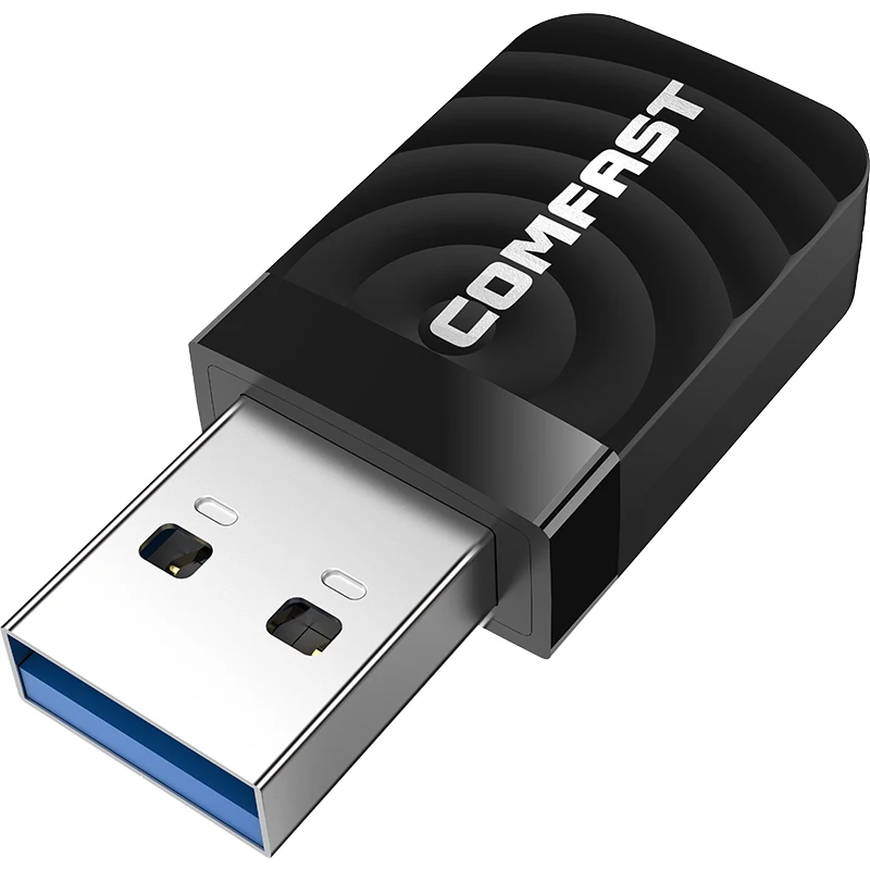 Comfast CF-812AC Wi-Fi, Ethernet USB 3,0 сетевая карта 1300 Мбит/с 2,4G& 5,8G двухдиапазонный беспроводной USB wifi адаптер Wi-Fi приемник