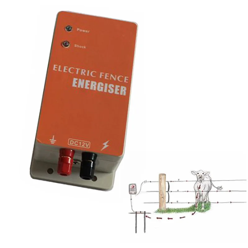ZORASUN DC 12 В солнечной энергии Электрический забор зарядное устройство контроллер для небольшой фермы овец лошадей крупного рогатого скота медведь собака