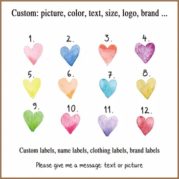 

Custom name label, children's clothing label, ironing label, boy and girl tag, sweet princess (L71)