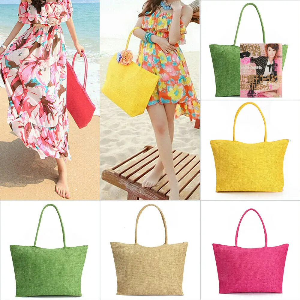 Для женщин плетеная, из соломы сумка через плечо женская пляжная сумка Роскошные Сумки женские Сумки Дизайнерская модная женская