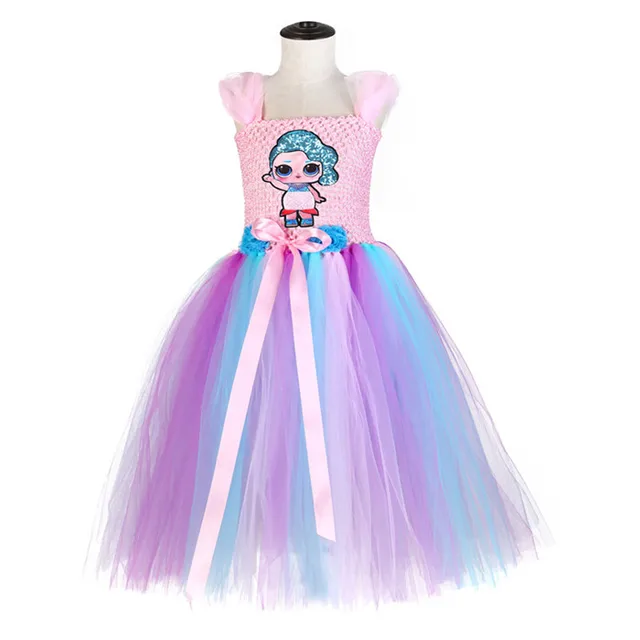 Girl Lol Surprise Costume Tutu Dress Girls Princess Cartoon Cosplay
