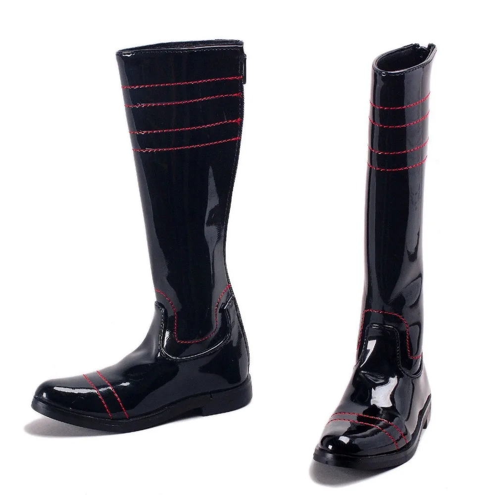 

[wamami] 21# Black 1/3 SD17 DZ BJD Dollfie Leather Boots/Shoes