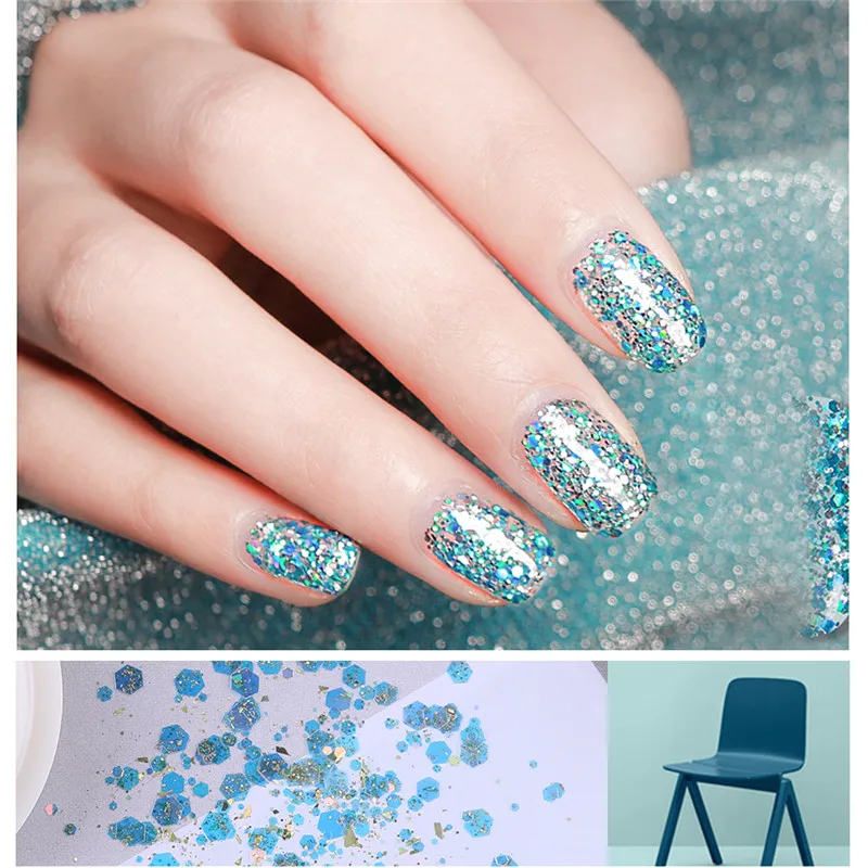 

Popular Selling Thick Mixed Fairy Face Body Crafts Pink Sequin Manicure Sticker Rose Gold Sequins Suitable for Nail Decoration