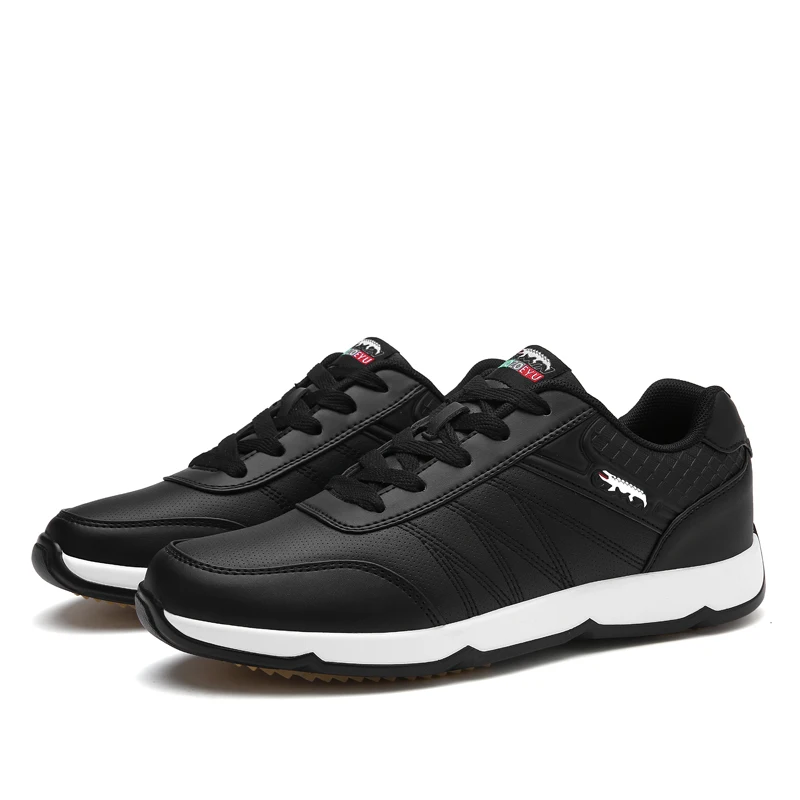 Men Shoes 2016 Fashion Brand Sport Outdoor Leather Shoes High Quality Breathable Slip on Wimter Casual