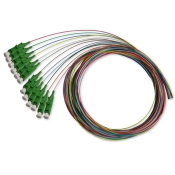 

10pcs 12 colors LC/APC SM fiber optic Fan out Multi-pigtails
