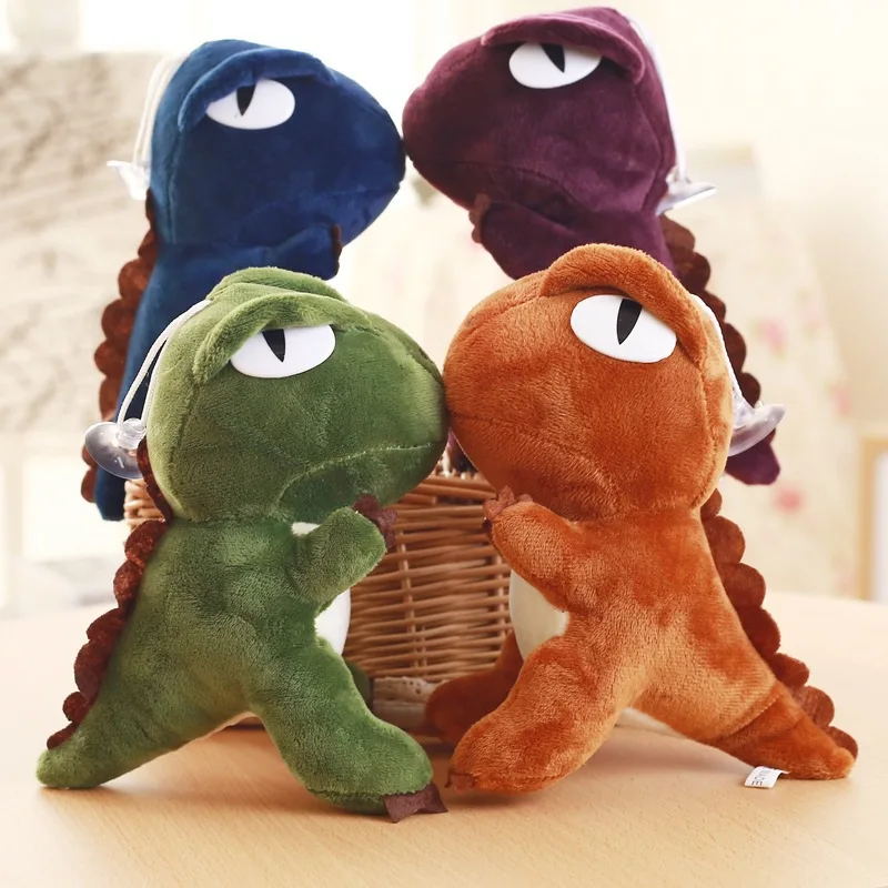 

20CM Dinosaur Plush Toy Doll Filled Plush Cartoon Animal Dinosaur Children's Bag Hanging Ornaments Gift Plush Key Ring Pendant