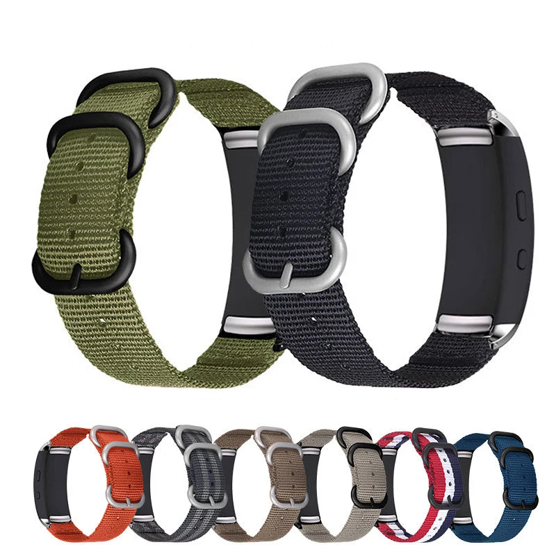 Najtaniej Pasek zegarka zespół dla Samsung biegów Fit2 Pro zegarek do fitness zespoły Nylon pasek na nadgarstek dla Samsung Gear Fit 2 Pro SM R360 365 bransoletka pasek
