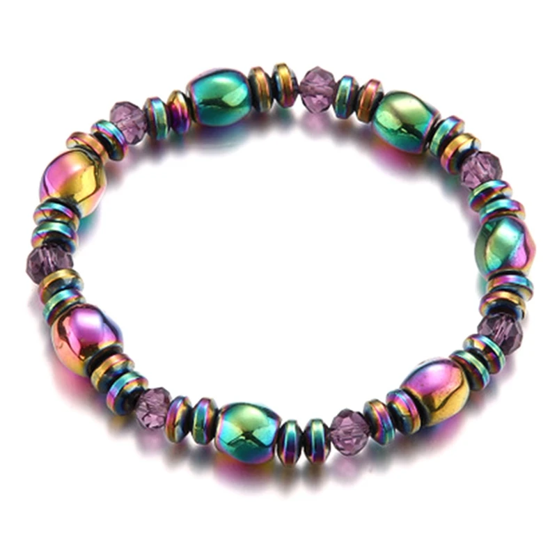 Colorful Twisted Hematite Health slimming Bracelets For Women Lover ...