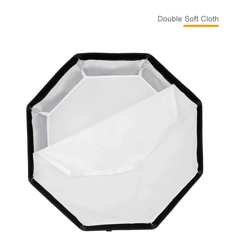 Godox SB-UE 120cm 47" Portable Octagonal Umbrella Softbox with Honeycomb Grid for Bowens Mount Studio Flash Softbox