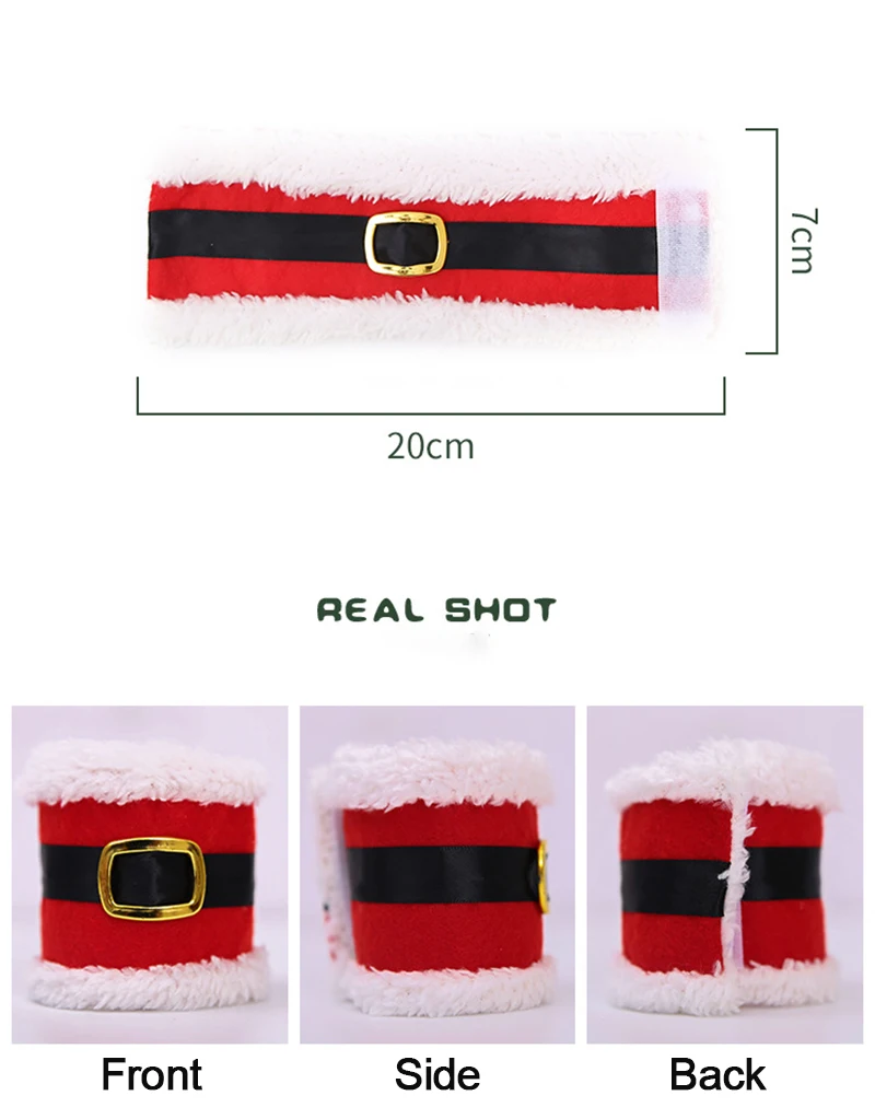 4 шт./лот, рождественское кольцо для салфеток с Санта-Клаусом, держатель для полотенец, рождественские вечерние украшения для стола, рождественские украшения для дома
