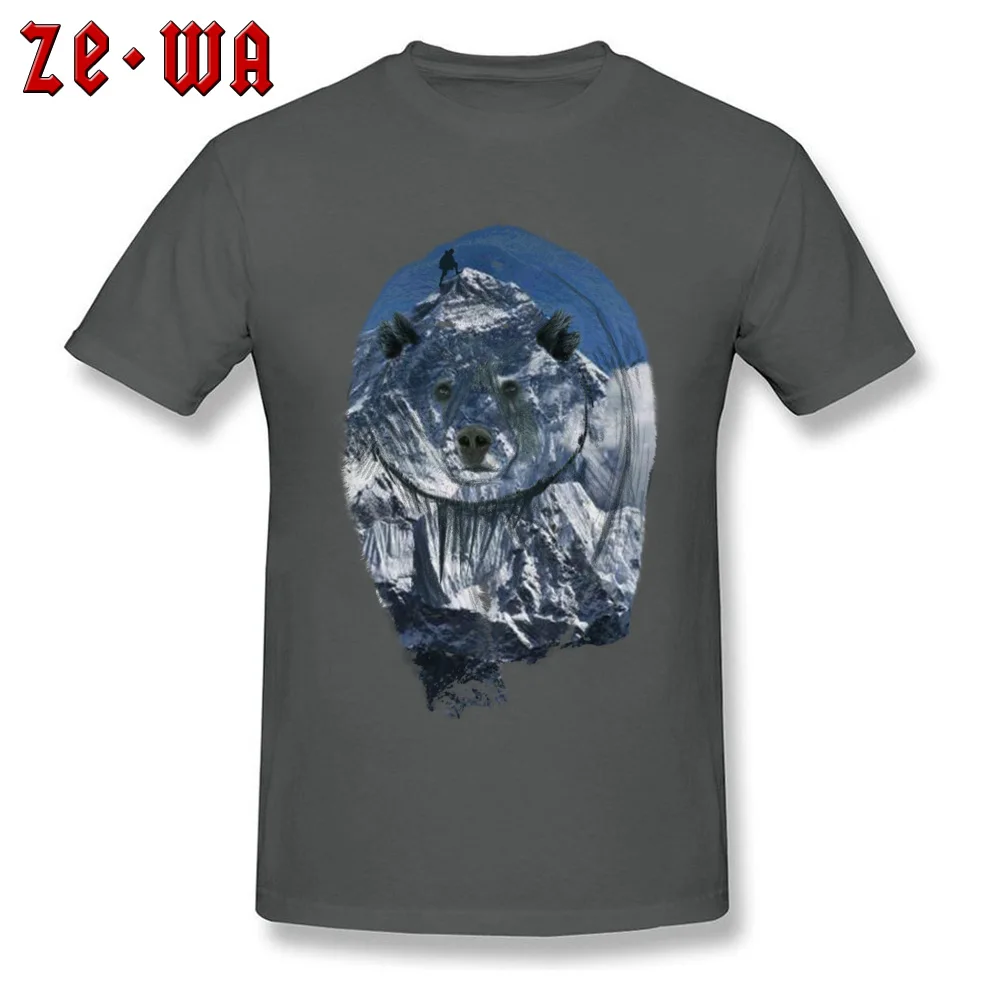 polar bears Men 2018 Hot Sale Street Tees O Neck Summer/Autumn 100% Cotton T-shirts Funny Short Sleeve Tops Tees polar bears carbon