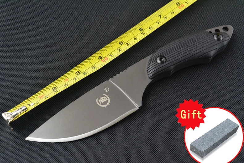 

FBIQQ survive straight knife tactics diving hunting self-defense straight knife Dragon Knight field combat