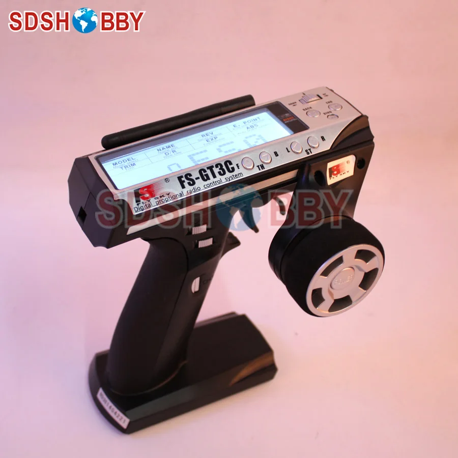 

NEW 2.4G 3 Channels Pistol Type Radio Set FS-GT3C with Transmitter and Receiver for RC Boat and Car