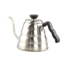 304 Нержавеющая сталь залить капельного Кофе чайник Чай горшок горячей воды сервер V60 кофейник, набор Чай чайник 1000 мл приборы для напитков