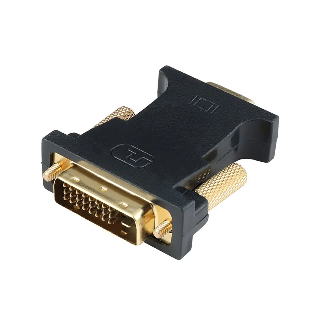 DVI 24+ 1 к VGA адаптер видео кабель конвертер 24+ 1 25Pin DVI-D к VGA 1080P