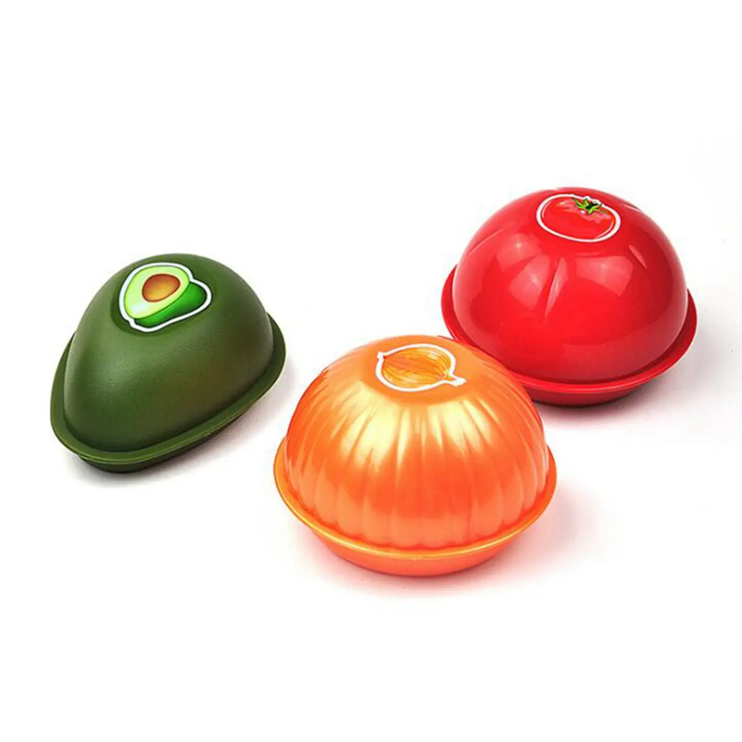 

Hot Fruit Vegetable Storage Containers Onion Lemon Tomato and Garlic Saver Kitchen Creative Tools to Keeps Food Fresh limef bowl