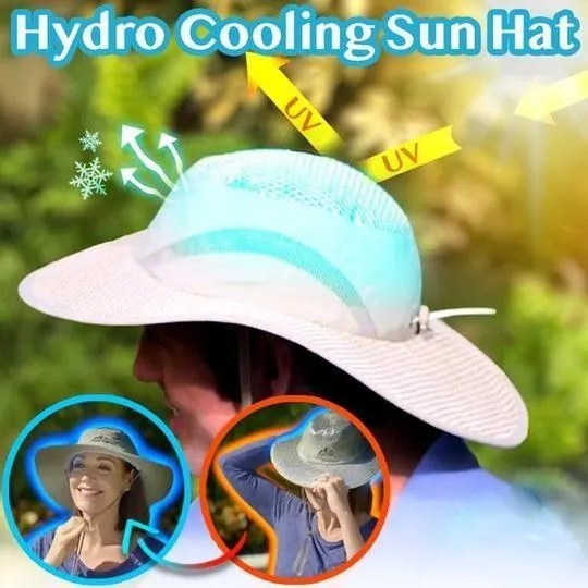 Keep You Cool Arctic Hat Heatstroke УФ-защита ледяная охлаждающая крышка Летняя Повседневная Солнцезащитная гидроохлаждающая Панама Прямая