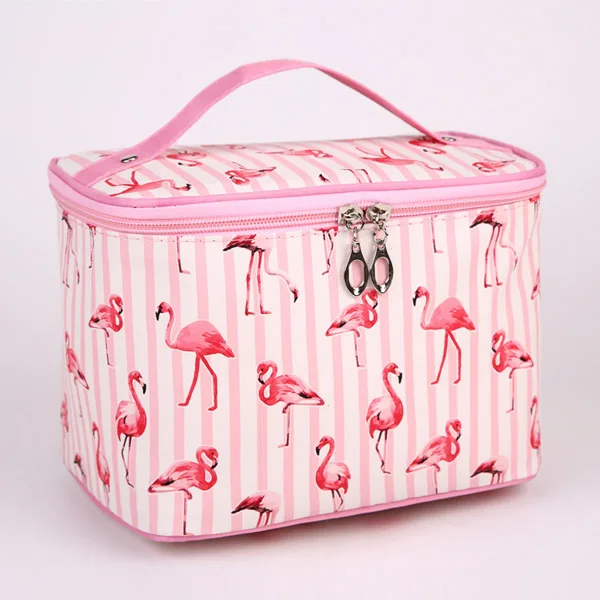 2018-New-women-bag-Cute-Flamingo-Large-Capacity-Cosmetic-bag-Nylon-Waterproof-Travel-Toiletry-Storage-Bag(15)